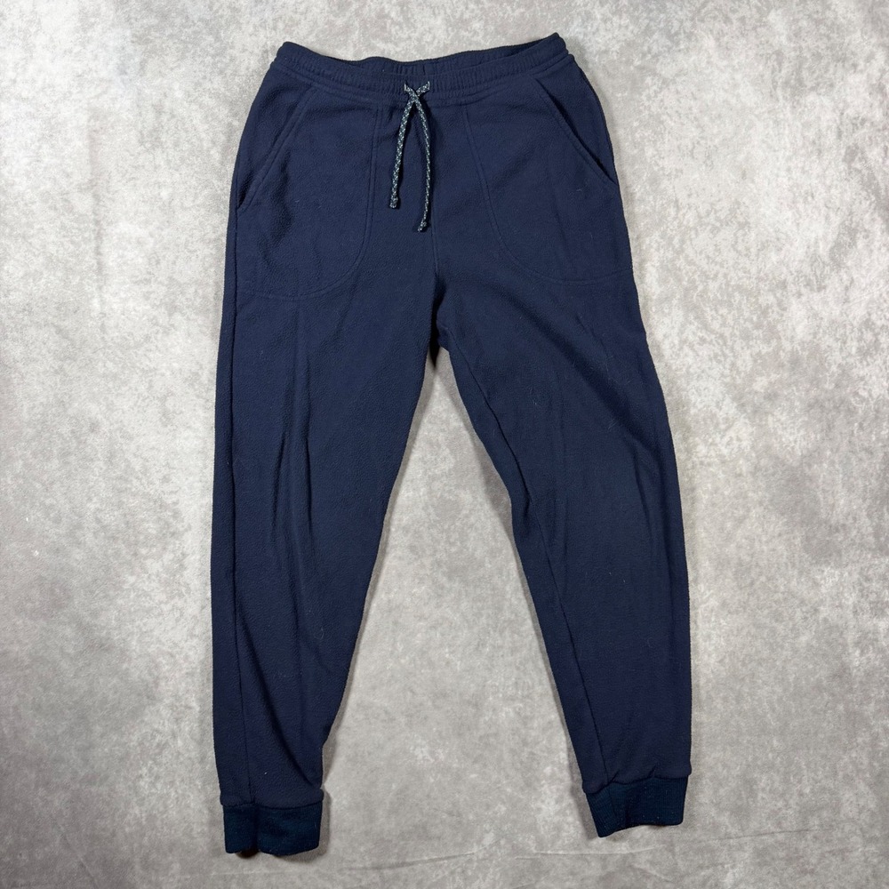 Patagonia Kids Synchilla Fleece Pants Navy Blue Size M 10 Joggers